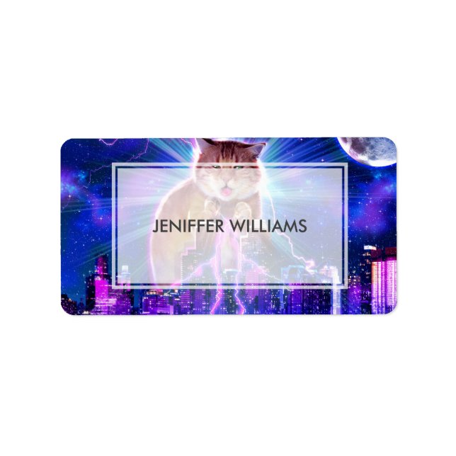 Étiquette Catzilla (Devant)