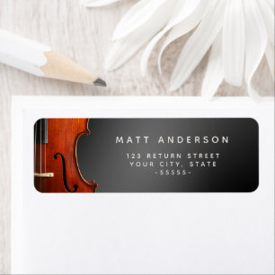 Étiquette Cello Violon Professional Musicien Simple