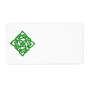 Étiquette celtique de diamant
