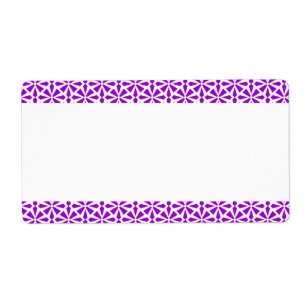 Étiquette Centre Band - Motif Art déco