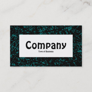 Étiquette centre - Lignes Abstraites - Vert mousse