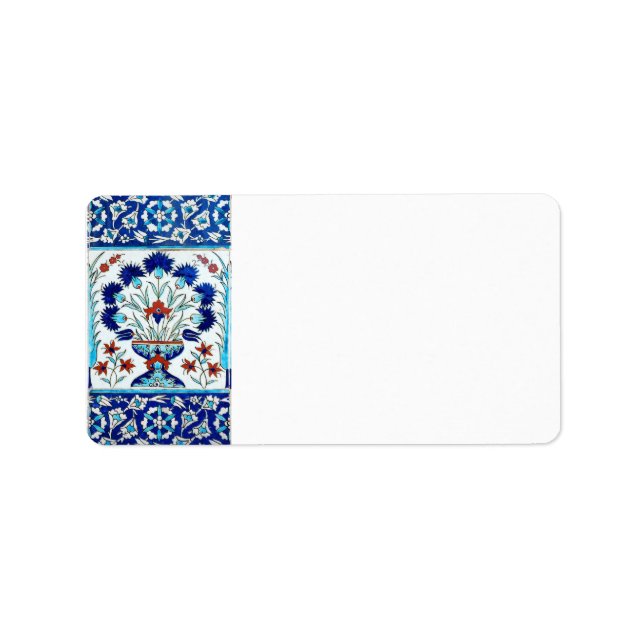 Étiquette Céramique d'Iznik (Devant)