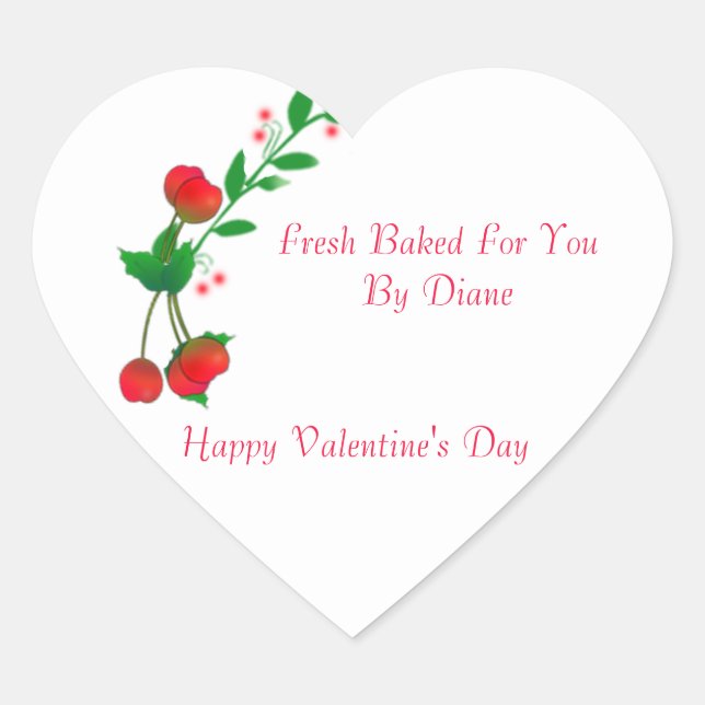 Étiquette cerises (Devant)