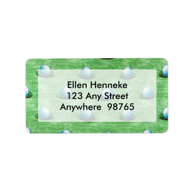 Étiquette C'est dans le trou ! (Devant)