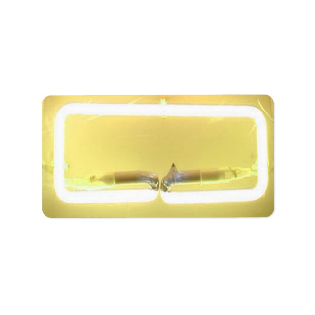 Étiquette C'EST ÉLECTRIQUE ! NEON SIGN Imprimer votre propre (Devant)