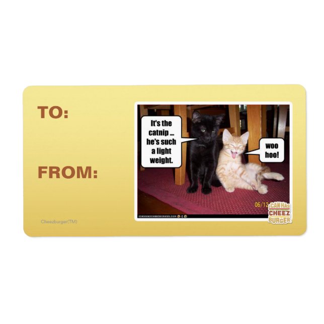 Étiquette C'est le catnip (Devant)