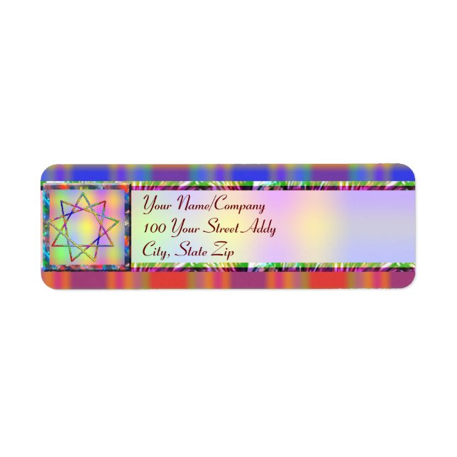 Étiquette Chakra Nonagram (Devant)