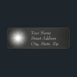 Étiquette Chalkboard Christmas Retourner l'adresse<br><div class="desc">Chalkboard Christmas Retourner l'adresse</div>