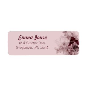 Étiquette Champignons du Neon Bourgogne