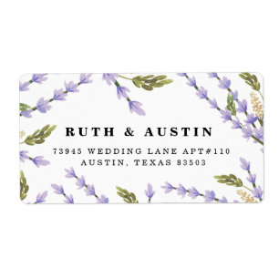 Étiquette Champs Lavande