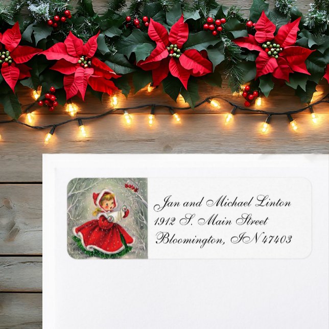 Étiquette Chanter aux Cardinaux Personnaliser l'adresse de r (Créateur téléchargé)