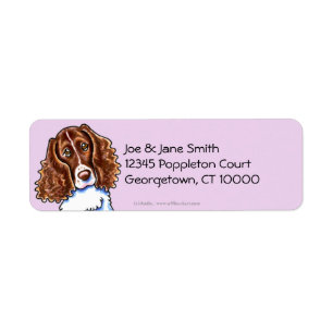 Étiquette Chardon de solide de springer spaniel