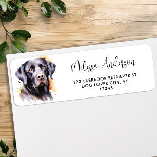 Étiquette Chasse de fin de saison - Black Lab - Labrador
