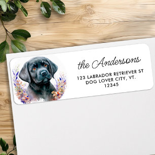 Étiquette Chasse de fin de saison - Black Lab - Labrador Ret