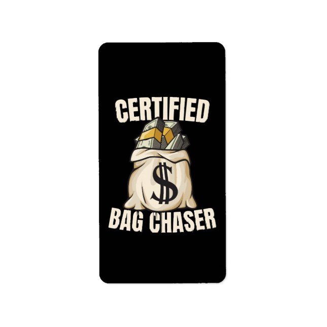 Étiquette chasseur de bagages  (Devant)