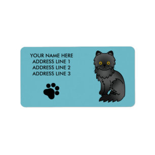 Étiquette Chat Persan noir