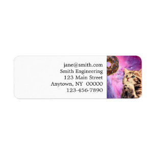 Étiquette Chat souhaitant un beigne