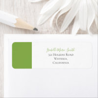 Chats Amoureux Mariage Couleur Vert Uni & Blanc