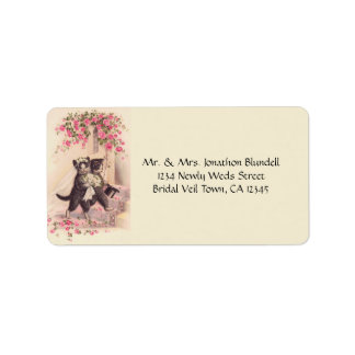 Étiquette Chats mariages Vintages