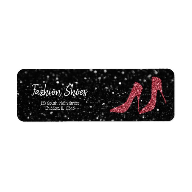 Étiquette Chaussures Glam talons hauts (Devant)