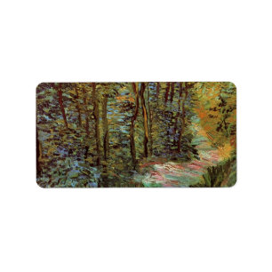 Étiquette Chemin dans les Bois par Vincent van Gogh