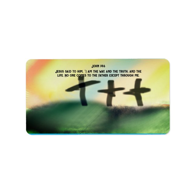 Étiquette Chemin Jésus (Devant)