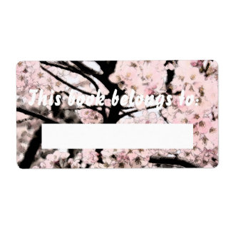Étiquette Cherry Blossom Edité