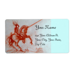 ÉTIQUETTE CHEVALIER FLORENTINE SUR HORSEBACK