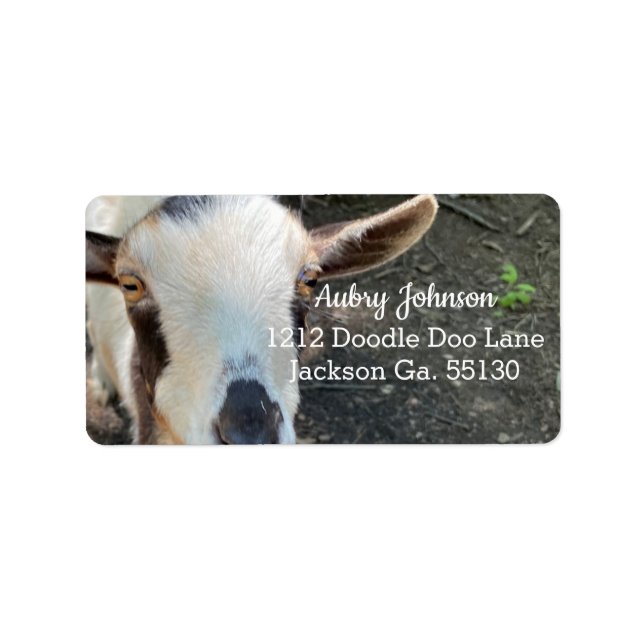 Étiquette Chèvre (Devant)