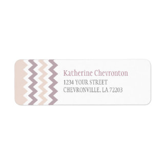 Étiquette Chic Chevron