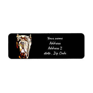 Étiquette Chien napolitain de mastiff
