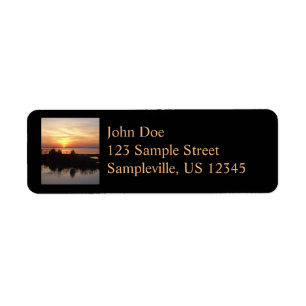 Étiquette Chincoteague Sunset II Virginia Paysage