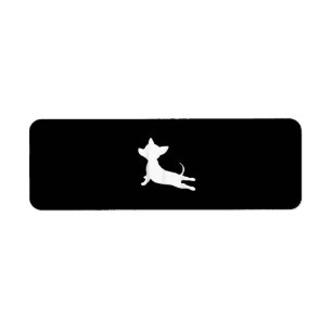 Étiquette chiweenie yoga cadeau de bien-être, chihuahua dach