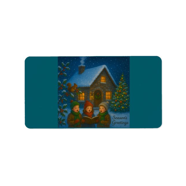 Étiquette Chorale Woodland Carol (Devant)