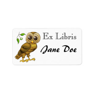 Étiquette Chouette d'Athènes Brown