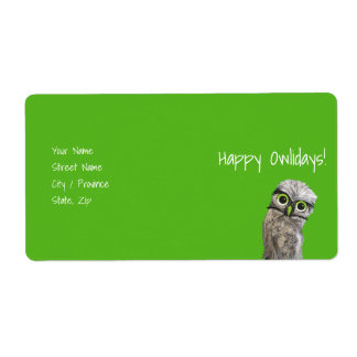 Étiquette Chouettes bractées