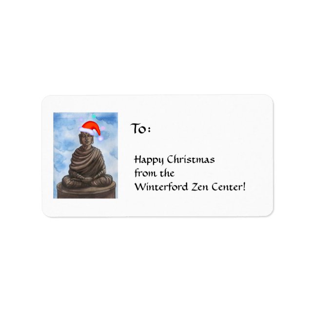 Étiquette Christmas Buddha II Labels (Devant)