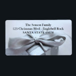 Étiquette Christmas gift Address Label<br><div class="desc">After all the work and stress, tell them you have a new address! There is no better ( and easier!) way to spread the news than adding this label to your Christmas post. There are many different cards available, so pick the design and wording you like. Browse the store or...</div>