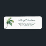 Étiquette Christmas Palm Tree Business Logo Adresse de retou<br><div class="desc">Élevez votre correspondance avec notre étiquette d'adresse de retour d'affaires, conçue pour ajouter une touche de sophistication à chaque enveloppe et colis que vous envoyez. Ces étiquettes personnalisés affichent votre nom d'entreprise et votre adresse dans une police de caractères claire et facile à lire, assurant que vos envois font toujours...</div>