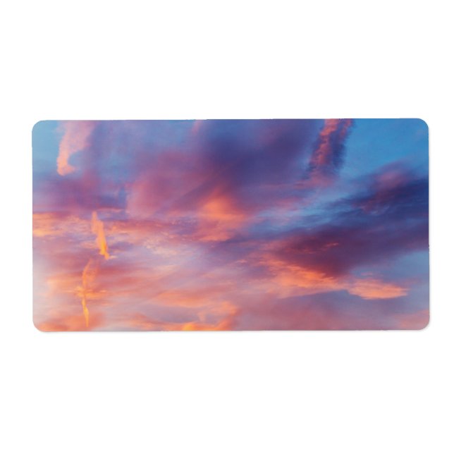 Étiquette ciel flirtant (Devant)