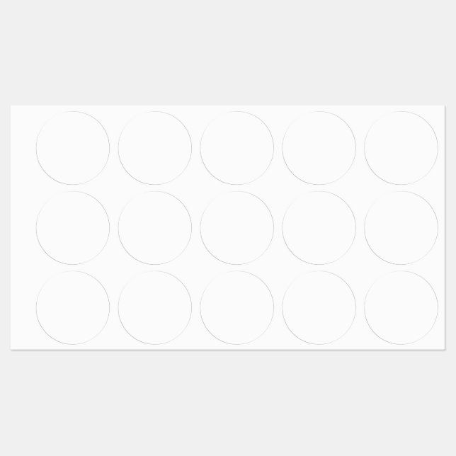 Étiquette circulaire personnalisée avec logo water (Feuille)
