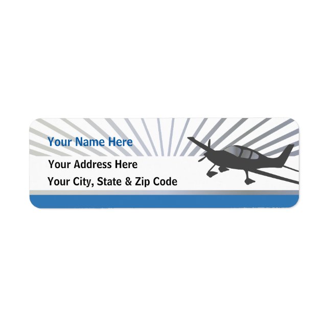 Étiquette Cirrus SR22 (Devant)