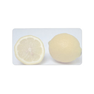 Étiquette Citron délicieux