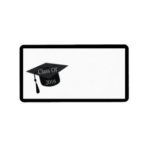 Étiquette Classe du casquette 2016 d'obtention du diplôme