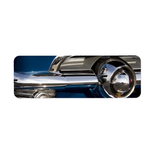 Étiquette Classic Car Chrome Closeup (Devant)