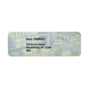 Étiquette Claude Monet - Bassin aux Nymphéas, Harmonie Verte