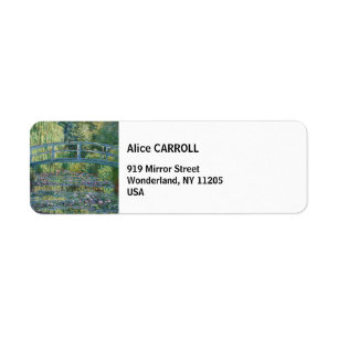 Étiquette Claude Monet - Bassin aux Nymphéas, Harmonie Verte