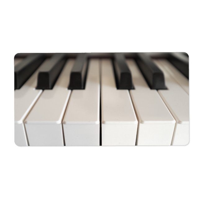 Étiquette Clavier numérique pour piano (Devant)