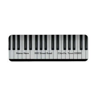 Étiquette Clavier pour piano
