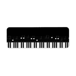 Étiquette Clavier pour piano